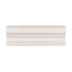Puddle Glaze Cottage Ivory 5cm x 15cm Border Tile