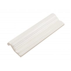 Puddle Glaze Cottage Ivory 5cm x 15cm Border Tile