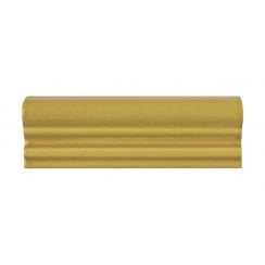 Puddle Glaze Golden Mustard 5cm x 15cm Border Tile