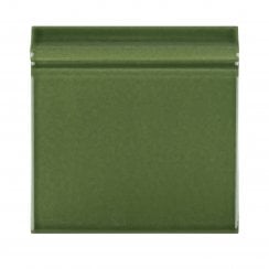 Puddle Glaze Green Apple 15cm x 15cm Skirting Tile