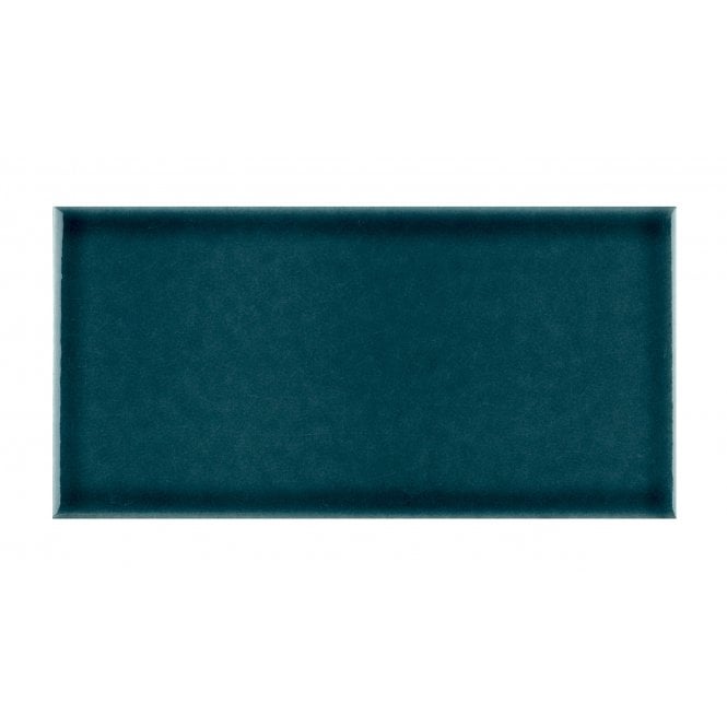 Puddle Glaze Peacock 7.5cm x 15cm Wall Tile