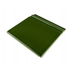 Puddle Glaze Racing Green 15cm x 15cm Skirting Tile