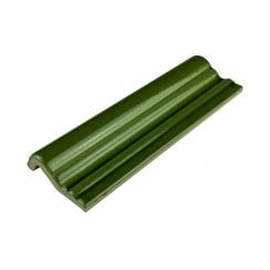 Puddle Glaze Racing Green 5cm x 15cm Border Tile