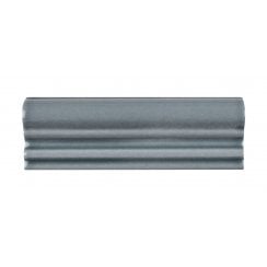 Puddle Glaze Smoked Grey 5cm x 15cm Border Tile