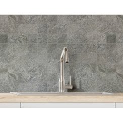 Quartz Stone Grey Matt 30cm x 30cm Mosaic Tile