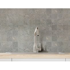Quartz Stone Taupe Matt 30cm x 30cm Mosaic Tile