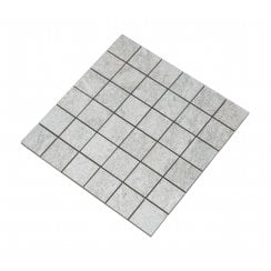 Quartz Stone White Matt 30cm x 30cm Mosaic Tile