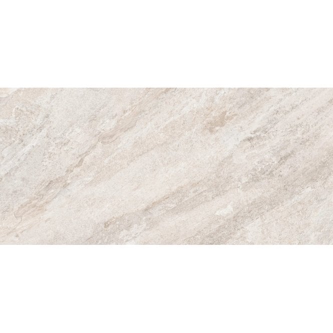 Quartz Stone White Matt 60cm x 120cm Wall & Floor Tile