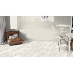 Refine Carrara Polished Wall & Floor Tile 60cm x 60cm