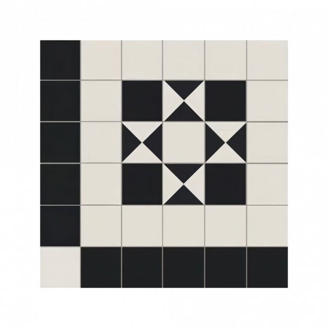 Regency Star (4.8cm x 4.8cm) 30cm x 30cm Mosaic Tile