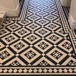 Regency Star (4.8cm x 4.8cm) 30cm x 30cm Mosaic Tile