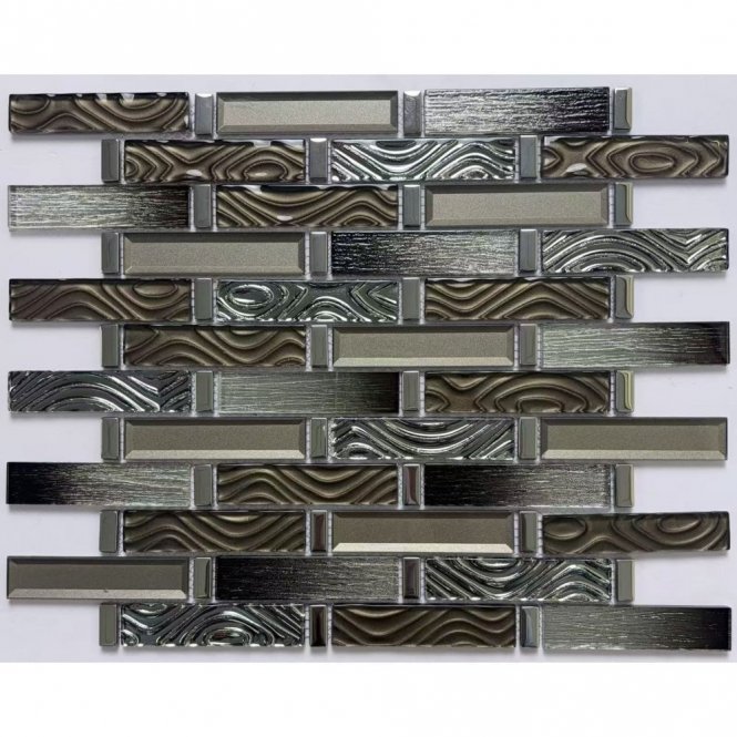 Remi Cocoa 30cm x 33.5cm Mosaic Tile