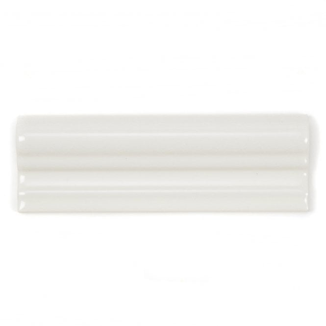 Retro Metro Cream 5cm x 15cm Border Tile
