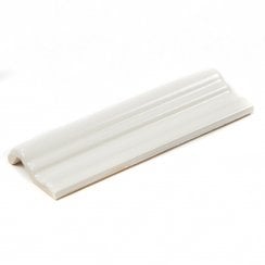 Retro Metro Cream 5cm x 15cm Border Tile