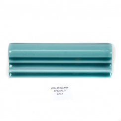 Retro Metro Emerald 5cm x 15cm Border Tile