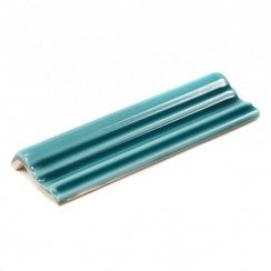 Retro Metro Emerald 5cm x 15cm Dado Tile