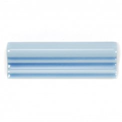 Retro Metro Mediterranean Blue 5cm x 15cm Dado Tile