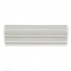 Retro Metro Silver Grey 5cm x 15cm Border Tile