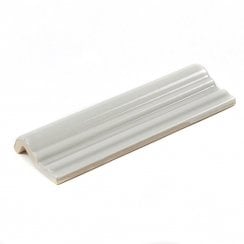Retro Metro Silver Grey 5cm x 15cm Border Tile