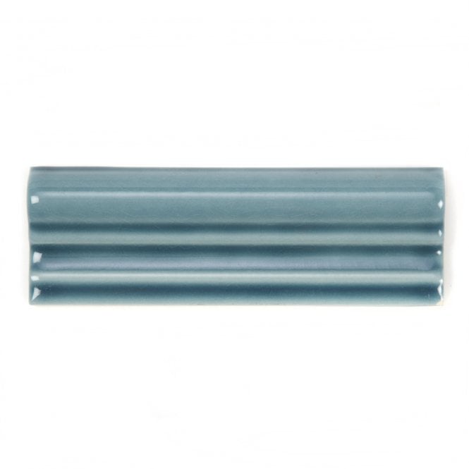 Retro Metro Steel Blue 5cm x 15cm Dado Tile