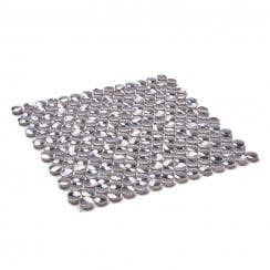 Retro Silver 29.2cm x 29.2cm Mosaic Tile