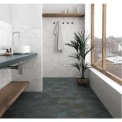 Rhombus Oxide Azul 14cm x 24cm Wall & Floor Tile
