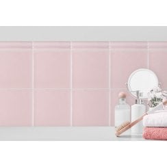 Rodin Rosa 15cm x 15cm Wall Tile