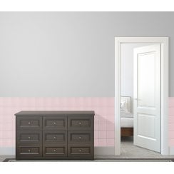 Rodin Rosa 15cm x 15cm Wall Tile