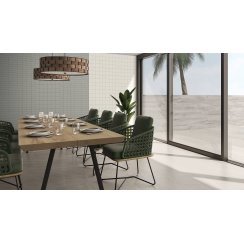 Rubik C Off White 20cm x 20cm Wall Tile