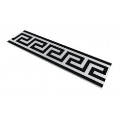 Sacchi Diamond Glitter Greek Key Border 15cm x 60cm Wall & Floor Tile