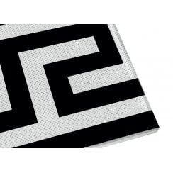 Sacchi Diamond Glitter Greek Key Border 15cm x 60cm Wall & Floor Tile