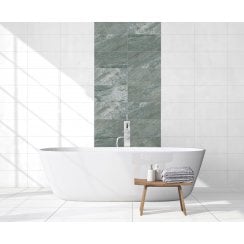 Sagano Emerald 30.3cm x 61.3cm Wall and Floor Tile
