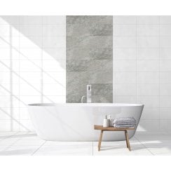 Sagano Grey 30.3cm x 61.3cm Wall and Floor Tile