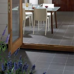 Salt and Pepper Black 30cm x 30cm Wall and Floor Tile