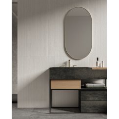 Sandstone White Decor 60cm x 120cm Wall & Floor Tile