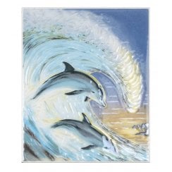 Sea Dolphin Decor 20cm x 25cm Decor Tile