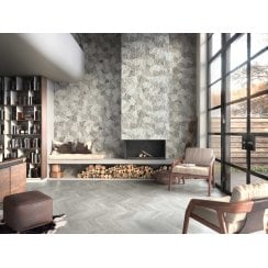 Sella Grey 44cm x 66cm Wall & Floor Tile