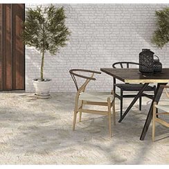 Sella White 44cm x 66cm Wall & Floor Tile