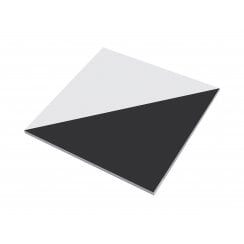 Siena Diamond Black 20cm x 20cm Wall & Floor Tile