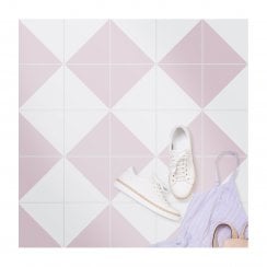 Siena Diamond Pink 20cm x 20cm Wall & Floor Tile