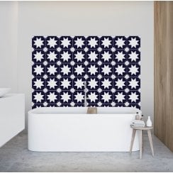 Siena Star Cobalt 20cm x 20cm Wall & Floor Tile