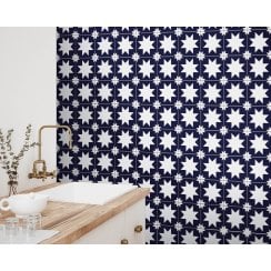 Siena Star Cobalt 20cm x 20cm Wall & Floor Tile