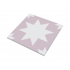 Siena Star Pink 20cm x 20cm Wall & Floor Tile