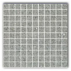 Silver Grey Gulfstone Quartz 30cm x 30cm (2.5cm x 2.5cm) Mosaic Tile