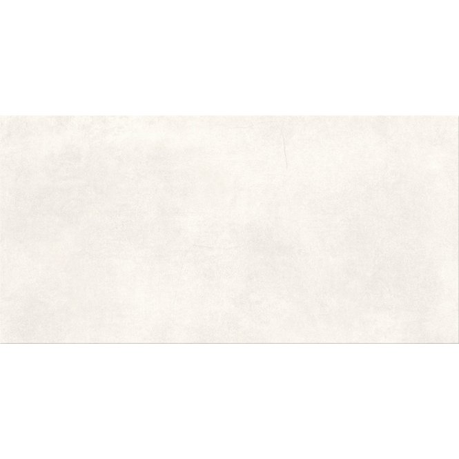 Simonne White Matt 29.8cm x 59.8cm Wall and Floor Tile