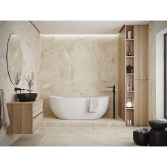 Sinkler Beige Matt Rett 59.8 cmx 119.8cm Wall & Floor Tile