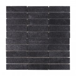 Smart Lux Black 30cm x 30cm Mosaic Tile Wall & Floor Tile