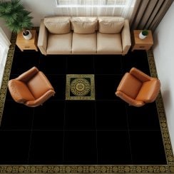 Solene Gold Key 15cm x 60cm Border Tile