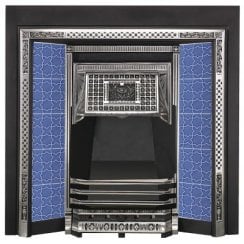 Souk Blue Fireplace  15.2cm x 15.2cm Tile Set
