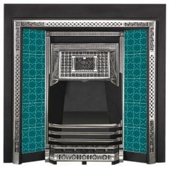 Souk Teal Fireplace  15.2cm x 15.2cm Tile Set